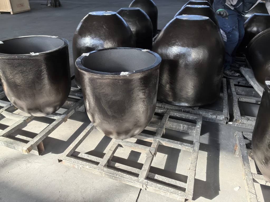 Silicon carbide graphite crucibles for aluminum foundry high temperature melting
