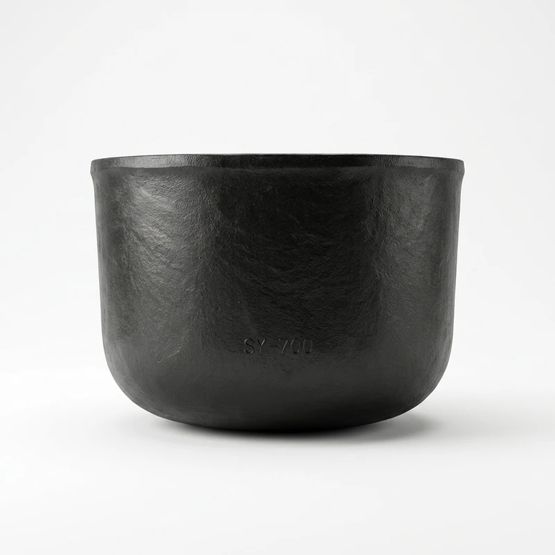 Silicon Carbide Graphite Oval Type Crucible for Electric Furnace
