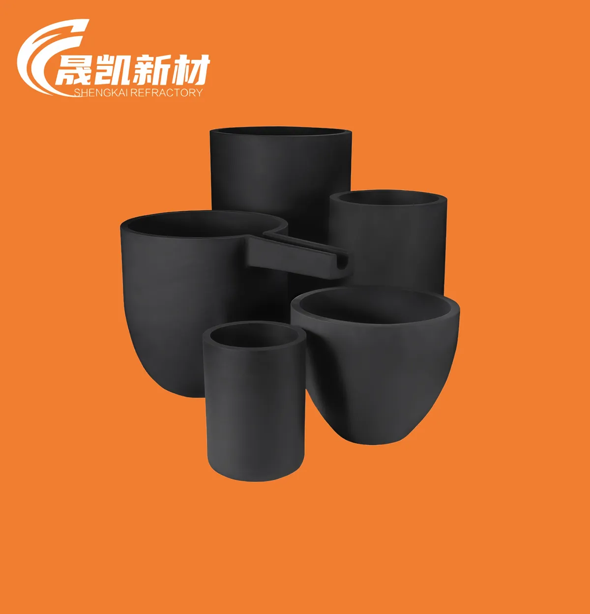Silicon carbide graphite crucible product overview for foundry
