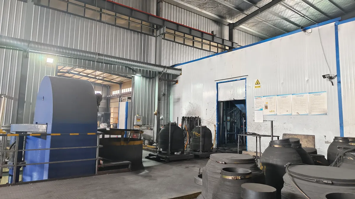 Crucible isostatic pressing production line
